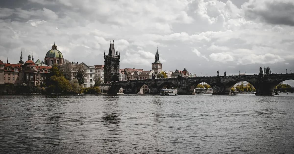 Prague old town Charles Bridge